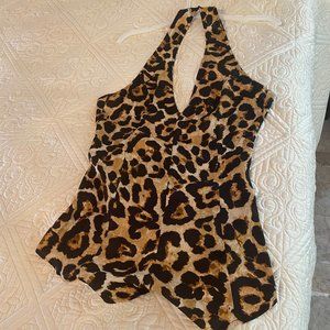TOBI Animal Print Romper Sz S/P
